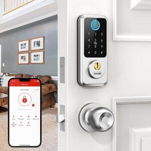 TWO Hornbill Keyless‎ Entry Door Lock Smart Deadbolt with Handlesets